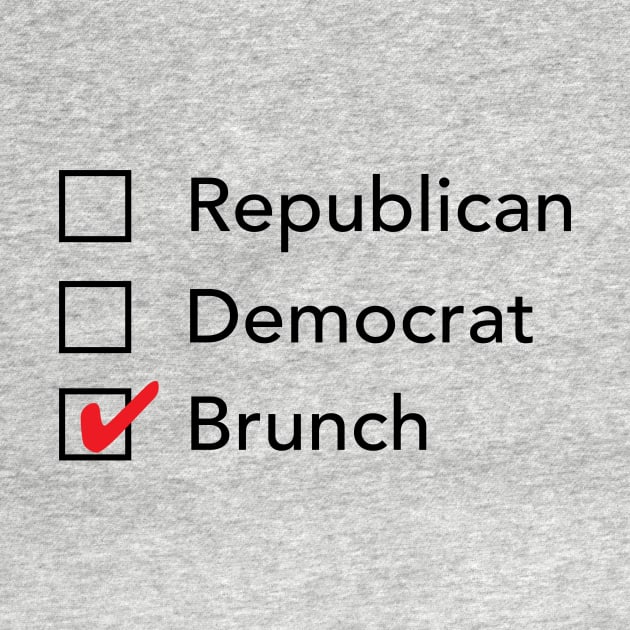 Republican Democrat Brunch by zubiacreative